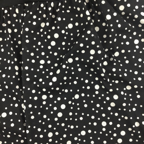 Venezia Black White Polka Dot Short Sleeve Blouse - Picture 3 of 5